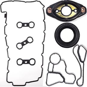 11127582245 for BMW 328i 528i X3 Z4 3.0L Valve Cover Gasket Seal&Gasket Maker,11127552280 Camshaft Adjuster Eccentric Shaft Actuator Seal 11127559311 Oil Filter Housing Gasket 128i 323i 328xi X1 X5