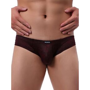 Men's Cheeky stretch Thong Trunks Underwear Sexy Soft Briefs Panties