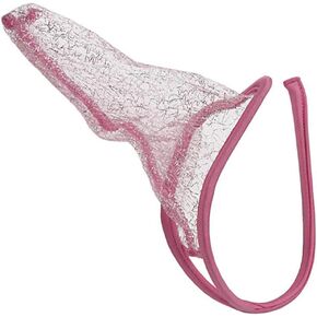 Mens C String Underwear, C-String Sheer See-Through Panty Seamless Sexy Lingerie for Bachelorette/Valentine's Day U-Y-C2