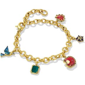 Kendra Scott x Disney Snow White Charm Bracelet, 14K Gold-Plated, Fashion Jewelry for Women