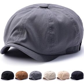 كاب محدد كبير في Newsboy Cap XL-XXL (فرقة مرنة 24-25.6 ") قبعات رأس كبيرة للرجال قبعات رأس كبيرة لبلاب القبعة