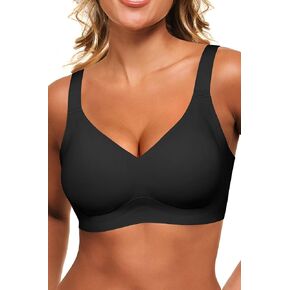 HORISUN Wireless Bras for Women Soft Comfortable No Underwire T Shirt Bra Seamless Full Coverage Bras with Support