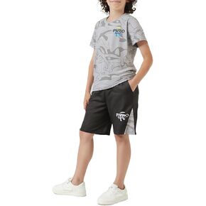 Boys Athletic Short Sets Toddler Quick-Dry Mesh T-Shirt Shorts Outfits Youth 5-13 Y Lightweight Sports School Clothes