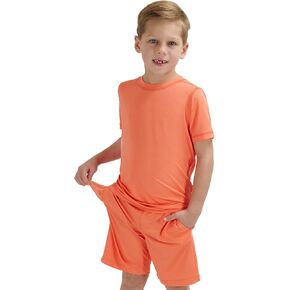 Lands' End Boys' Active Adventure UPF 50 Short Sleeve T-Shirt & Short Set (S-XL)