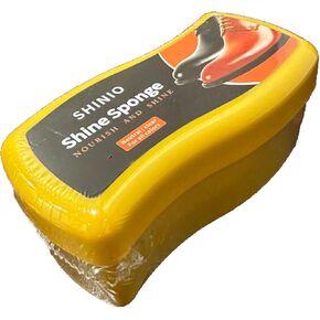 SHINIO Instant Shoe Shine Sponge – Premium Leather Care with Neutral Color – Reusable Polish-Free Shine for All Leather Shoes, Boots, Bags & Furniture. For Office and Home - Travel Friendly
