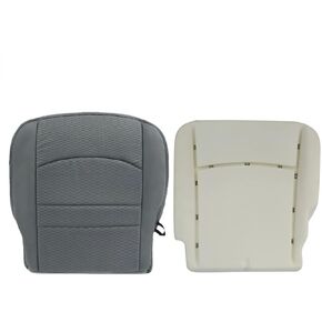 GXARTS DRIVER SIDE SIDE DOPER BOTTION PRESSION COVER و DOWN FOAM CUSHION PAD متوافقة مع Dodge RAM 1500 2500 3500 4500 5500 2013 2014 2015 2017 2018 Diesel Gray #x8