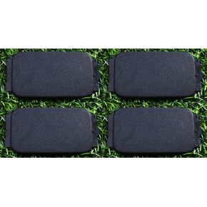 4pcs مصنع الشاحنة السرير غطاء السكك الحديدية البلاستيك سرير سرير إدراج بوكس ​​بوكس ​​بوكس ​​بديل جيب بديل لفورد F150 2015-2024 ، FIT F250 F350 Super Duty 2017-2024 FL3Z99290D90AB (4pcs-Black)