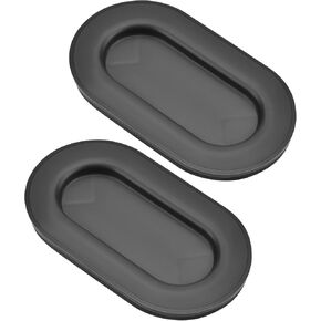 2 Pcs Truck Bed Oval Drain Plug Cover Cap Compatible with Ford F150 F250 F350 F450 F550 Replace 4L3Z-99277B76-AA