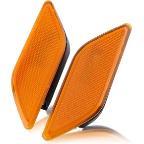 LH و RH Side Marker Light 2128200121 لـ Mercedes Benz E350 E550 E63 AMG 2010-2013 سائق أمامي خفيف العلامة الجانبية وجانب الراكب