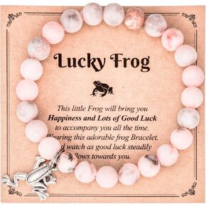 Frog Gifts Bracelet For Frog Lovers Women Birthday Merch Froggy Charm Jewelry Gift Frog Bracelet