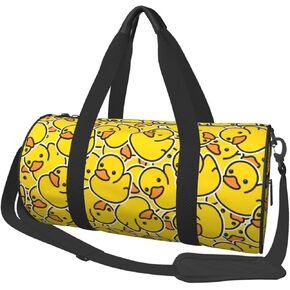 Leopard Print Black Background Sports Gym Bag Travel Duffel Bag Shoes Compartment For Men Women Foldable Lightweight Yoga Gym Sports Bag