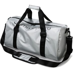 Gym Duffle Bag for Men Women with Shoe and Wet Compartment Sport Workout Waterproof Bags Large for Fitness Yoga Swimming Traveling Duffel (Pink)