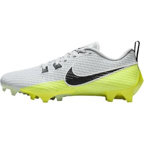 Nike Vapor Edge Speed 360 2 Men's Football Cleats (DA5455-004, Pure Platinum/Volt/Vapor Green/Black) Size 8