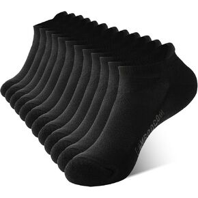 BAMBOO COOL Women's Ankle Athletic Running Socks Low Cut Socks For Ladies, Cushioned Breathable Comfort for Sports, 6 Pack