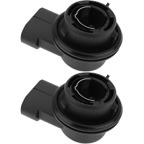 Emagtech 2 قطع ضوء النهار حامل المصباح الكهربائي 68285062AA 77367320 متوافق مع Jeep Renegade 15-18 متوافق مع FIAT 500X 2015-2018