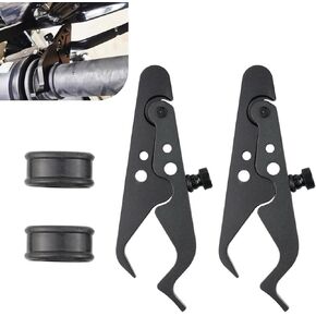 Pack of 2 Throttle Lock Assist, Throttle Handle Holder Accessories, Cycling Cruise Control Throttle Clip, Sutible for Most Motorcycle Electric Vehicles (Black #2)