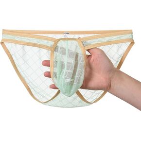 Sheer Briefs Men See Through Underwear for Men with Ball Pouch Sexy Mens Underwear Breathable & Soft