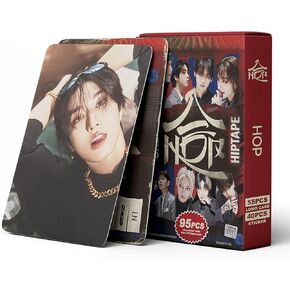 Stray Kids 合 (Hop) Photocards Album 95 PCS Stray Kids Album 合 (Hop) Photocards Stray Kids Album 合 (Hop) Lomo Card Gift Lomo Cards Merch for Stray Kids Boys and Girls
