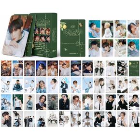 Baosai 55PCS Lomo Cards Album Photocards for Fan Collection(Blue)