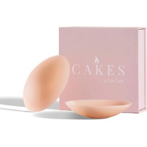 Cakes Body Nipple Covers - Reusable Silicone Nipple Pasties – Invisible and Comfortable for Women