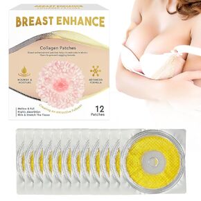 Breast Enhancement Patch, Breast Enhancer Patch for Women, Stimulates Breast Growth, Tightens Lifting & Enhances Elasticity