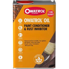 OWATROL Oil Rust Inhibitor for Metal & Paint Conditioner - Prevents Corrosion, Enhances Paint Adhesion, Smooth Application, Heat-Resistant, Ideal for Metal, Wood & Industrial Machinery