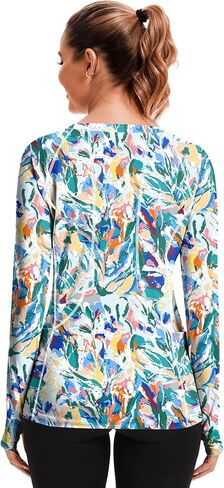 Akewei Womens Rash Guard UPF 50+ SPF UV UV Suge Sun Drotting قمصان تسبح مع فتحة الإبهام in Kuwait