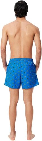Lacoste Men's Crocodile Print Swim Trunks in Saudi Arabia