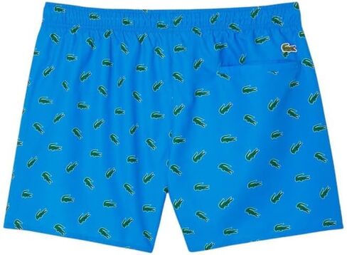 Lacoste Men's Crocodile Print Swim Trunks in Saudi Arabia