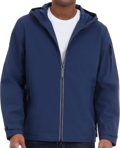 Michael Kors Men's Hooded Windbreaker, Rain and Wind Resistant in Saudi Arabia