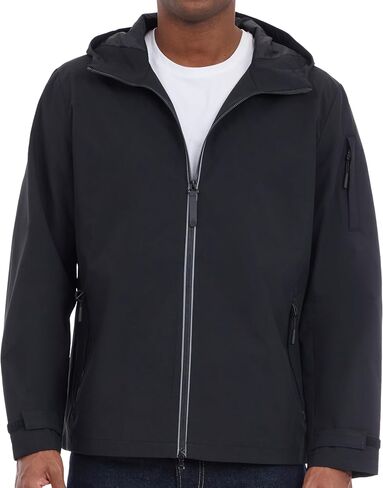 Michael Kors Men's Hooded Windbreaker, Rain and Wind Resistant in Saudi Arabia