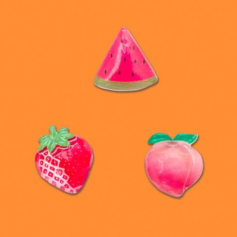 Flowers Mushroom Animals Fruits BBQ Shoe Decoration Charms for Clog, Cute Resin Charms Accessories for Adults in Saudi Arabia