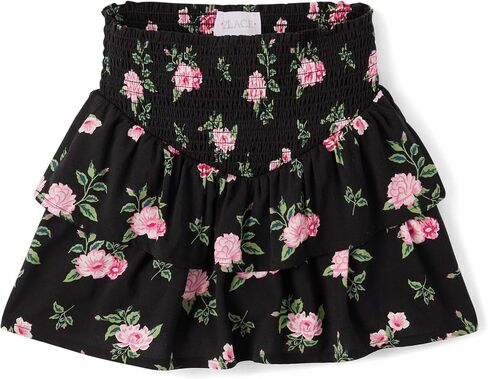 The Children's Place Girls' Pull On Everyday Skorts, White Daisy Floral in Saudi Arabia
