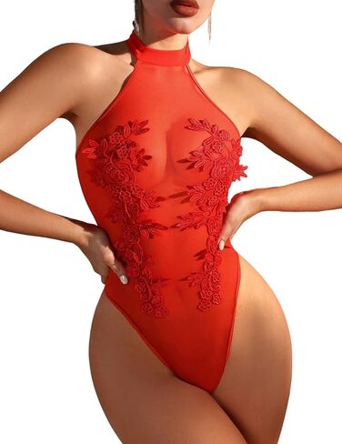 Avidlove Teddy Lingerie للنساء مثير الشبكات bodysuit snap أعطال جسم المنشعب بدلات شديدة التحضير قطعة واحدة babydoll in Kuwait