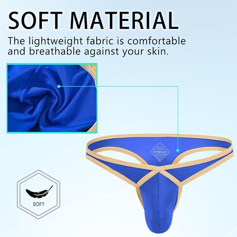 Men's Sexy lingerie Thongs Underwear Pouch Male G-String Athletic Supporter Stretch and Comfort in Kuwait