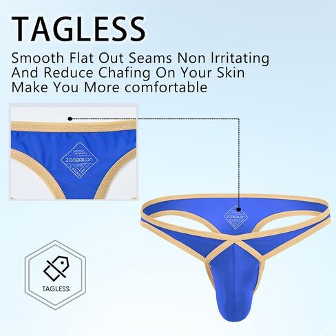 Men's Sexy lingerie Thongs Underwear Pouch Male G-String Athletic Supporter Stretch and Comfort in Kuwait