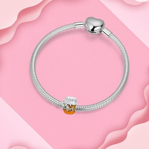 925 Sterling Silver Charms Fits Bracelets and Necklaces Charms for Women Fashion Jewelry for Women, Lover, Mother and Friend in Kuwait