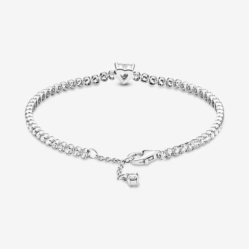 Pandora Beads & Pavé Bracelet Timeless Bracelet for Women - Gift for Her - Sterling Silver & Cubic Zirconia - With Gift Box in Saudi Arabia