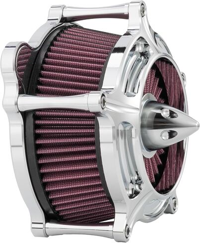 High-Performance Air Filter Cleaner for Harley Davidson Dyna (1993-2017), Softail (1993-2015), Touring (1993-2007), FXDLS (2017), FISTNSE (2014-2015), FISTSE (2011-2012), and FXSBSE (2013-2014) Red in Kuwait