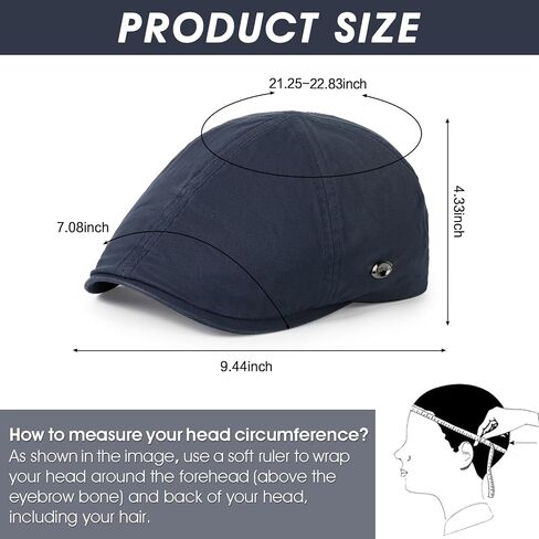 Newsboy Hat for Men Cotton 6 Panel Newsboy Hat in Saudi Arabia