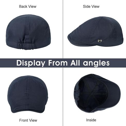 Newsboy Hat for Men Cotton 6 Panel Newsboy Hat in Saudi Arabia