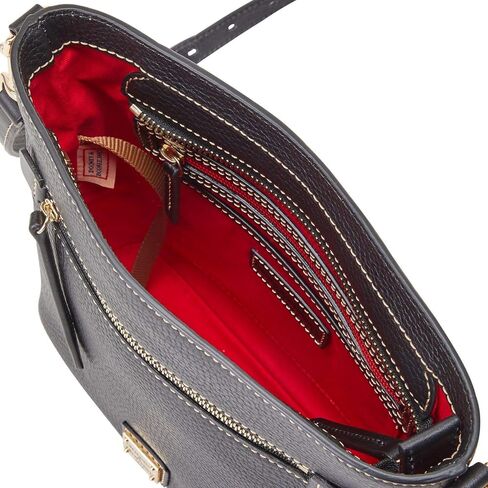 Dooney & Bourke Crossbody Bags for Women, Pebble Grain Leather Messenger Bag with Zipper in Kuwait