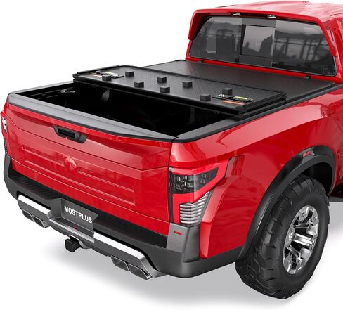 MOSTPLUS Tri-Fold Hard Truck Bed Tonneau Cover On Top Compatible for 2005-2025 Nissan Frontier 3 Fold Aluminum Bed Cover 5 FT in Saudi Arabia