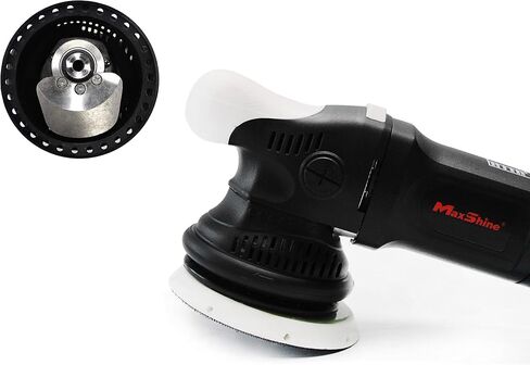 طقم تلميع وتلميع مزدوج الحركة Maxshine M15 Pro - غطاء بطول 15 ملم، قوة 1000 واط، لوحة دعم 5 بوصات، سرعة متغيرة 2500-5000 دورة في الدقيقة - تصحيح احترافي لطلاء السيارات والبحرية in Saudi Arabia