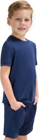 Lands' End Boys' Active Adventure UPF 50 Short Sleeve T-Shirt & Short Set (S-XL) in Saudi Arabia