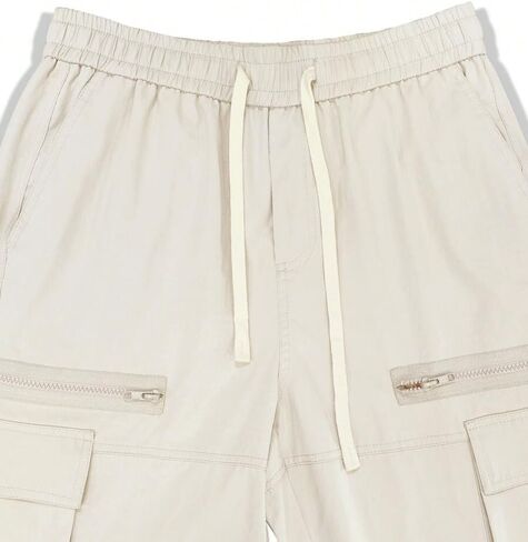 سروال البضائع البرية Zaful للرجال ، سروال y2k السراويل الرباطية ، سروال المشي لمسافات طويلة ، سراويل جيب ، بتصميم بنطلون مستقيم in Kuwait