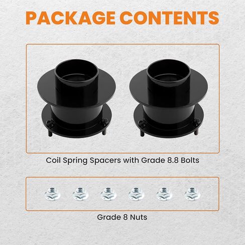 maXpeedingrods 3.5" Front Leveling Kit for Dodge Ram 1500 2500 3500 4WD 1994-2013, Lift Coil Spring Spacers for Pickup Trucks in Saudi Arabia