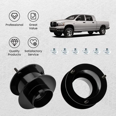 maXpeedingrods 3.5" Front Leveling Kit for Dodge Ram 1500 2500 3500 4WD 1994-2013, Lift Coil Spring Spacers for Pickup Trucks in Saudi Arabia