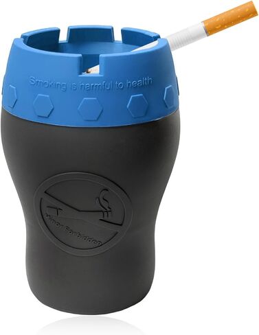 منفضة سجائر سيليكون ، صينية رماد آلي مدخنة لا تدخن لحامل الكأس ، صينية رماد سيجارة مركبة مركبة للرياح للمنزل خارج المكتب ، إكسسوارات السيارات الداخلية (أحمر) in Kuwait