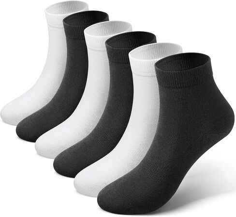 EBYNUE Womens Crew Socks 6-Pairs Moisture-Wicking Odor-Resistant Breathable Anti-Blister Seamless for Running & Daily US 6-11 in Saudi Arabia